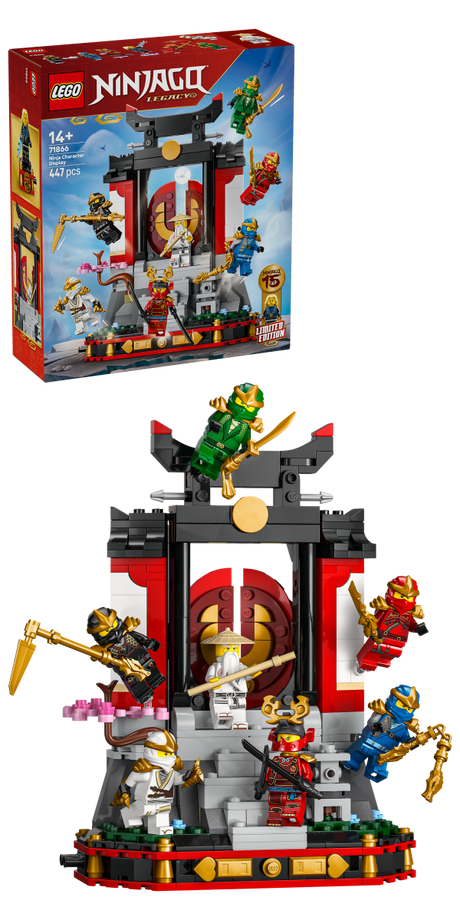 LEGO® NINJAGO® Ninja Character Display 15th Anniversary 71866 - Phillips Hobbies
