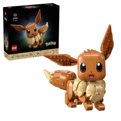 LEGO Pokémon Eevee Figure Model Kit for Adults 72151 - Phillips Hobbies