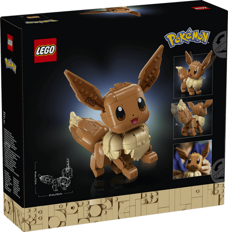 LEGO Pokémon Eevee Figure Model Kit for Adults 72151 - Phillips Hobbies