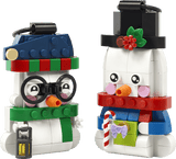 LEGO® Snowman Ornaments Christmas Decor Holiday Decorations 40812 - Phillips Hobbies