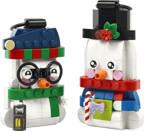LEGO® Snowman Ornaments Christmas Decor Holiday Decorations 40812 - Phillips Hobbies