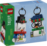 LEGO® Snowman Ornaments Christmas Decor Holiday Decorations 40812 - Phillips Hobbies
