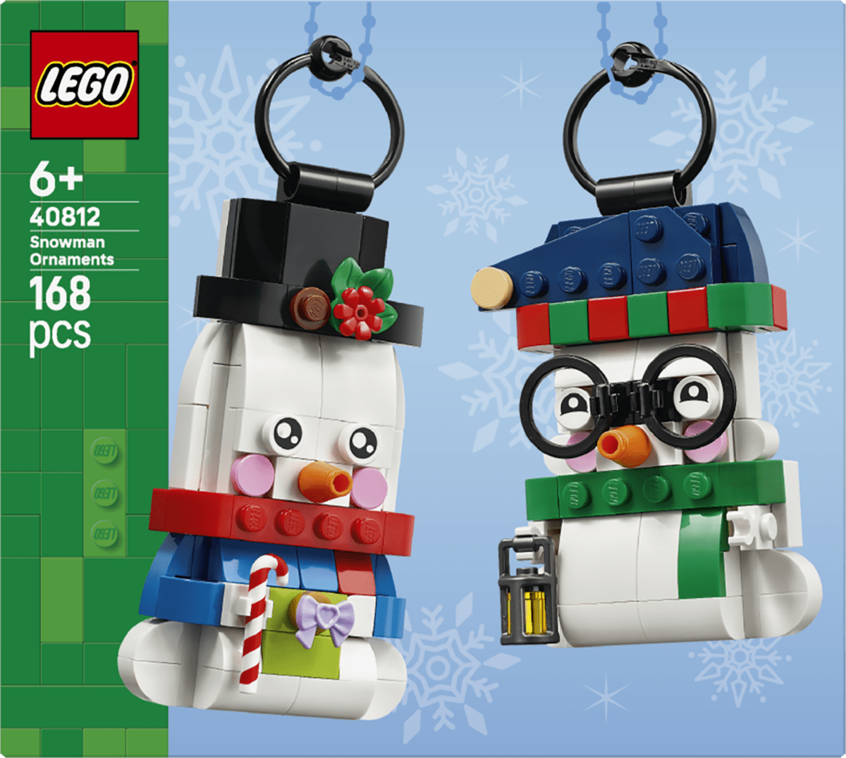 LEGO® Snowman Ornaments Christmas Decor Holiday Decorations 40812 - Phillips Hobbies