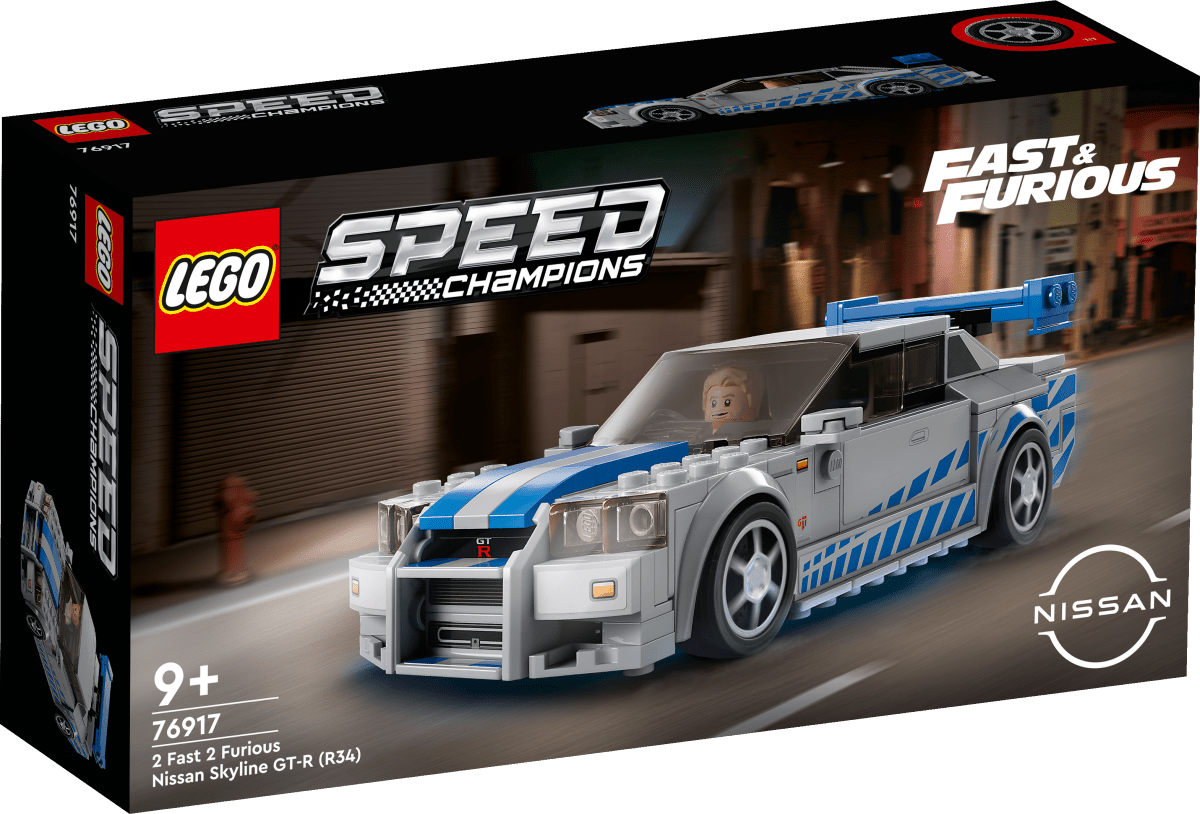 LEGO Speed Champions 2 Fast 2 Furious Nissan Skyline GT - R (R34) 76917 - Phillips Hobbies