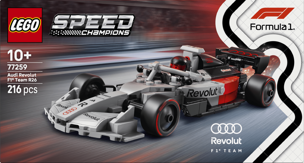 LEGO Speed Champions Audi Revolut F1 Team R26 Race Car 77259 - Phillips Hobbies