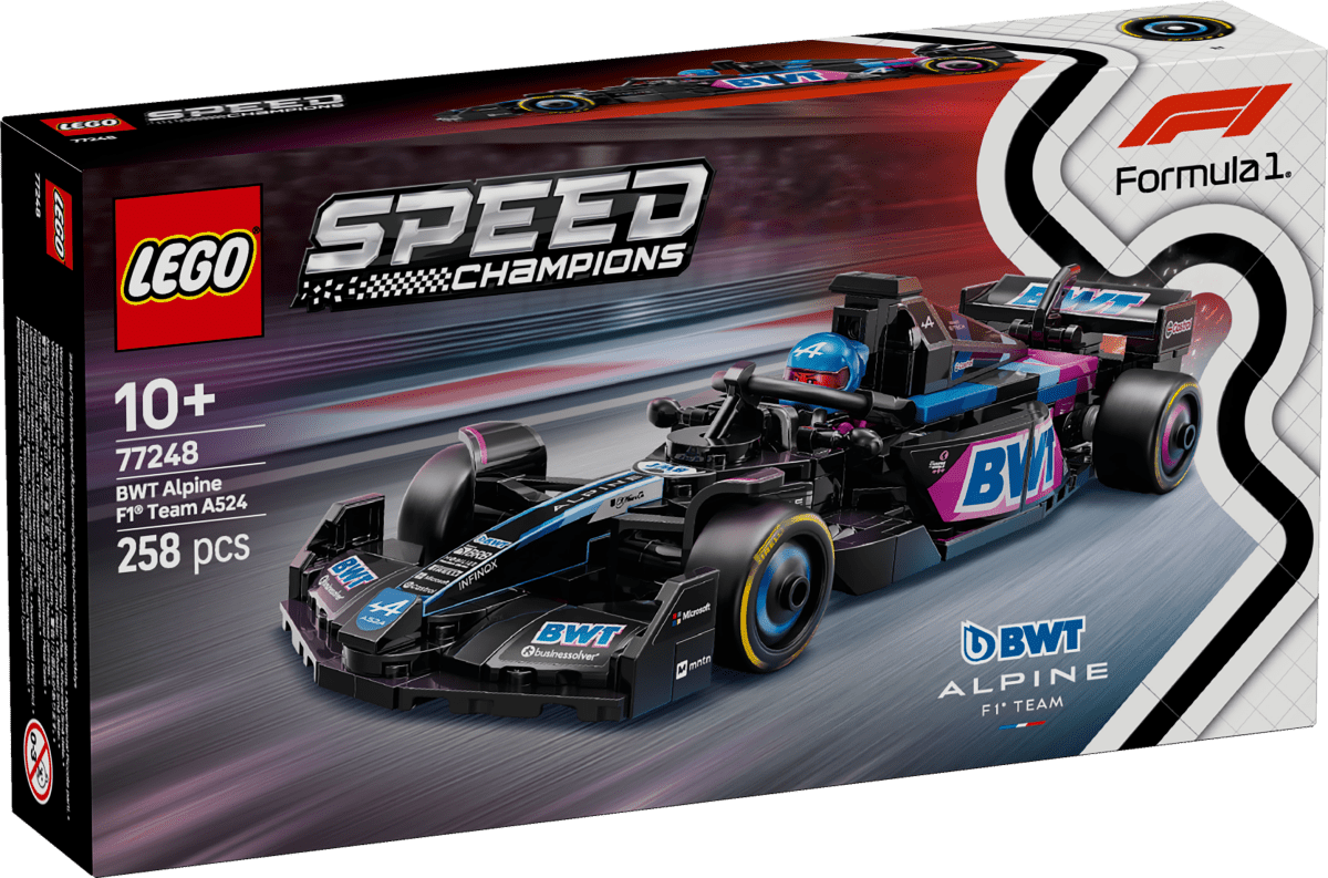 LEGO® Speed Champions BWT Alpine F1® Team A524 Race Car Toy Vehicle 77248 - Phillips Hobbies