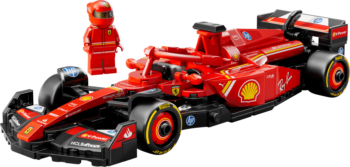 LEGO® Speed Champions Ferrari SF - 24 F1® Race Car Driver Set 77242 - Phillips Hobbies
