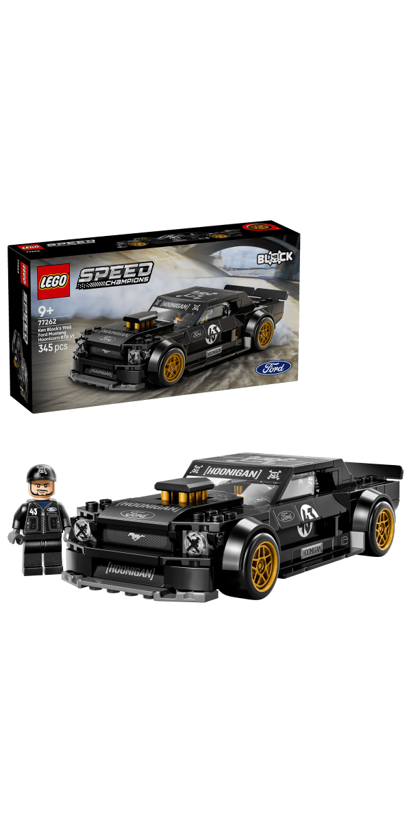 LEGO Speed Champions Ken Block’s ’65 Ford Mustang Hoonicorn 77262 - Phillips Hobbies