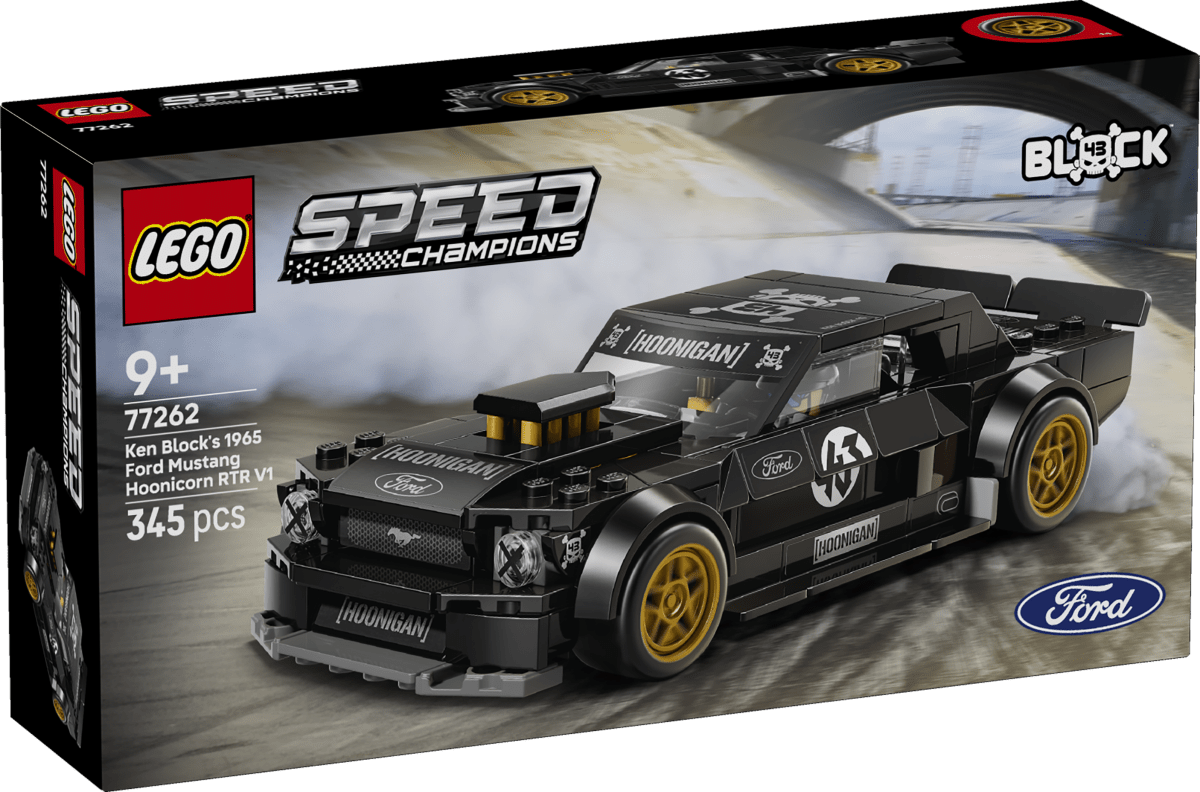 LEGO Speed Champions Ken Block’s ’65 Ford Mustang Hoonicorn 77262 - Phillips Hobbies