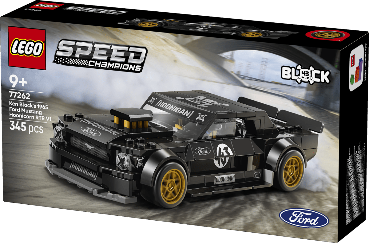 LEGO Speed Champions Ken Block’s ’65 Ford Mustang Hoonicorn 77262 - Phillips Hobbies