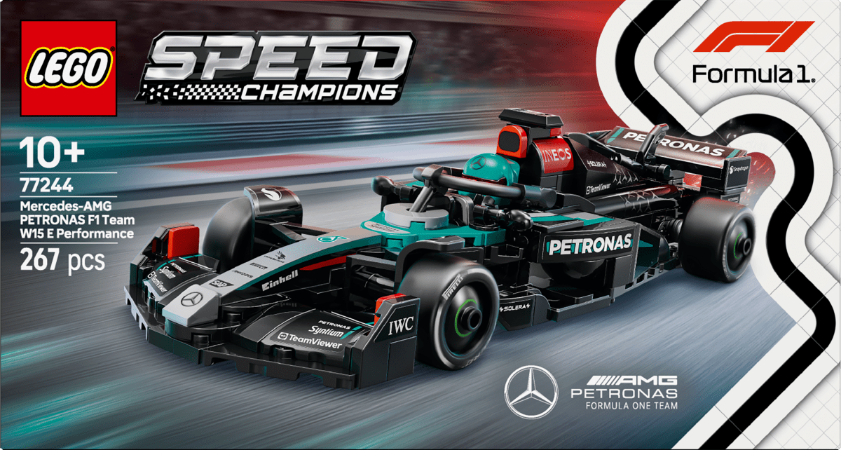 LEGO® Speed Champions Mercedes - AMG F1® W15 Race Car Toy Vehicle 77244 - Phillips Hobbies