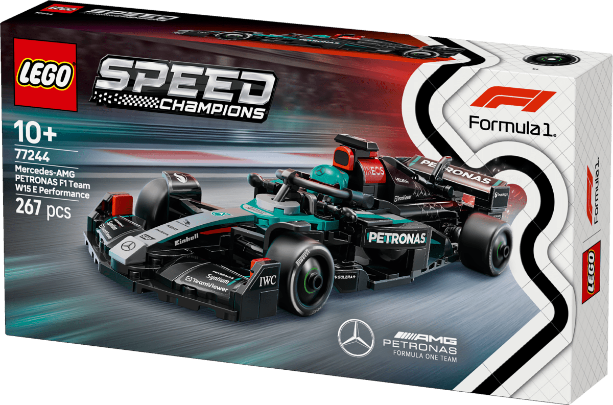LEGO® Speed Champions Mercedes - AMG F1® W15 Race Car Toy Vehicle 77244 - Phillips Hobbies