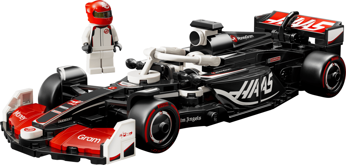 LEGO® Speed Champions MoneyGram Haas F1® Team VF - 24 Race Car Toy Vehicle 77250 - Phillips Hobbies
