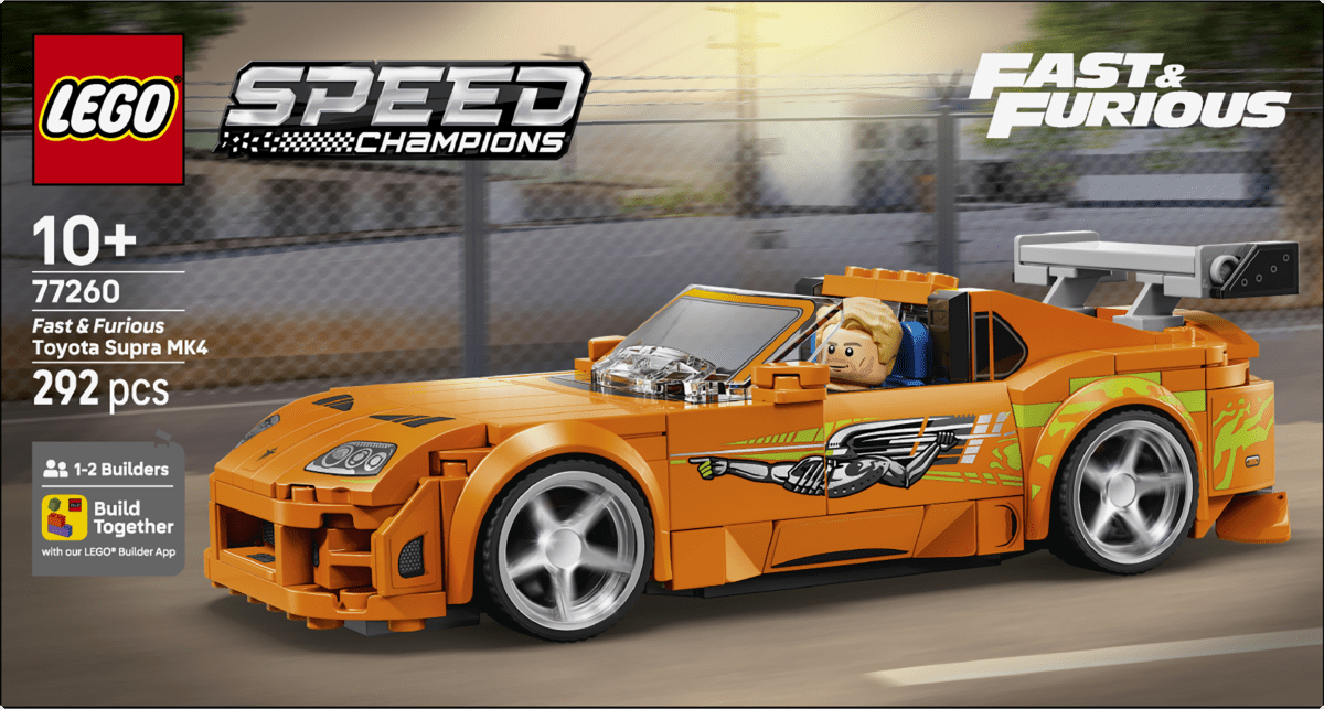 LEGO Speed Champions The Fast and The Furious Toyota Supra MK4 77260 - Phillips Hobbies