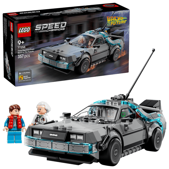 LEGO® Speed Champions Time Machine from Back to the Future 77256 - Phillips Hobbies