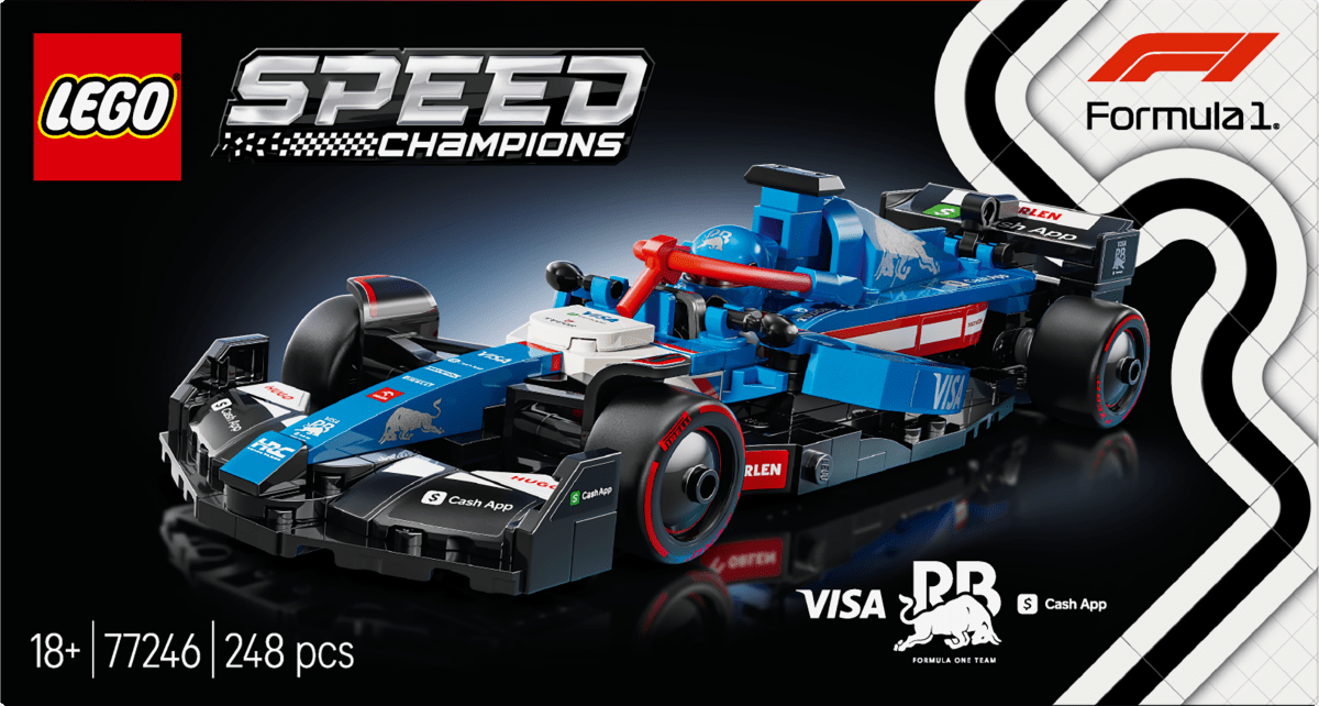 LEGO® Speed Champions Visa Cash App RB VCARB 01 F1® Race Car Vehicle Kit 77246 - Phillips Hobbies
