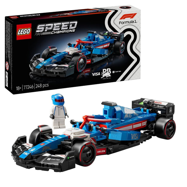 LEGO® Speed Champions Visa Cash App RB VCARB 01 F1® Race Car Vehicle Kit 77246 - Phillips Hobbies