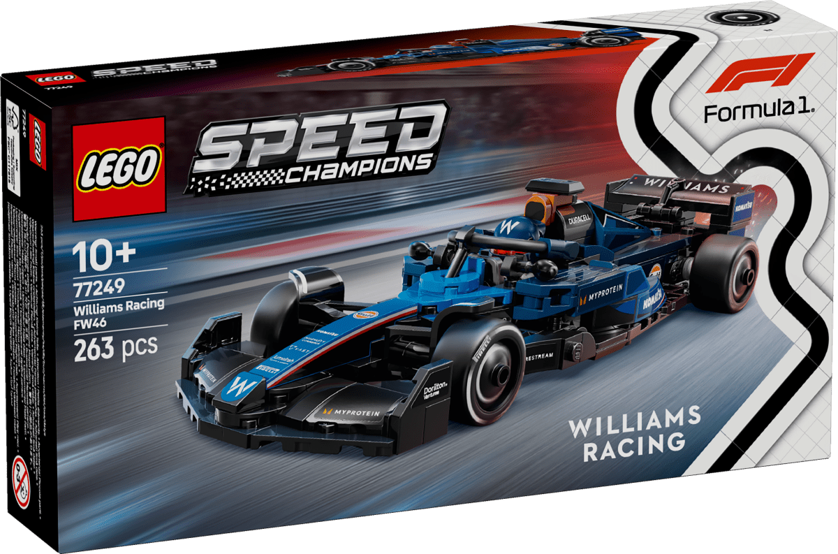 LEGO® Speed Champions Williams Racing FW46 F1® Race Car Vehicle Set 77249 - Phillips Hobbies