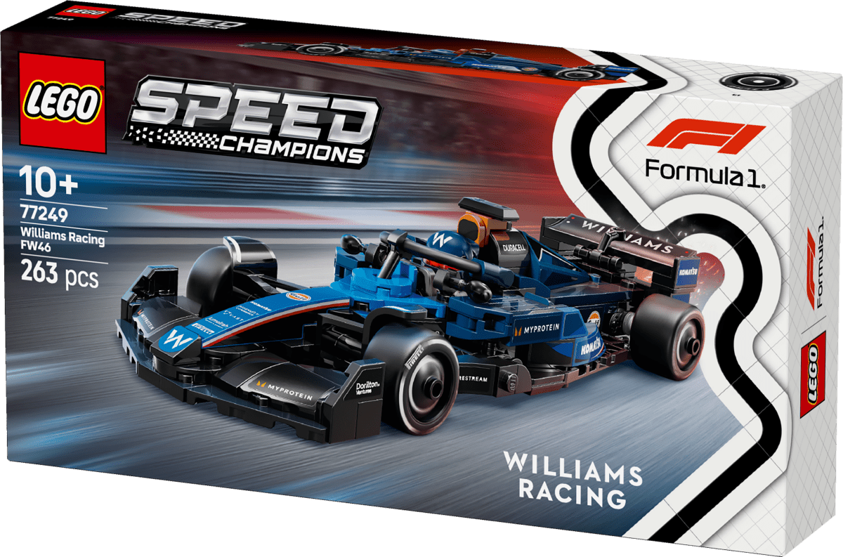 LEGO® Speed Champions Williams Racing FW46 F1® Race Car Vehicle Set 77249 - Phillips Hobbies