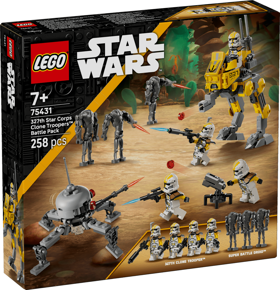 LEGO Star Wars 327th Star Corps Clone Troopers Battle Pack 75431 ...