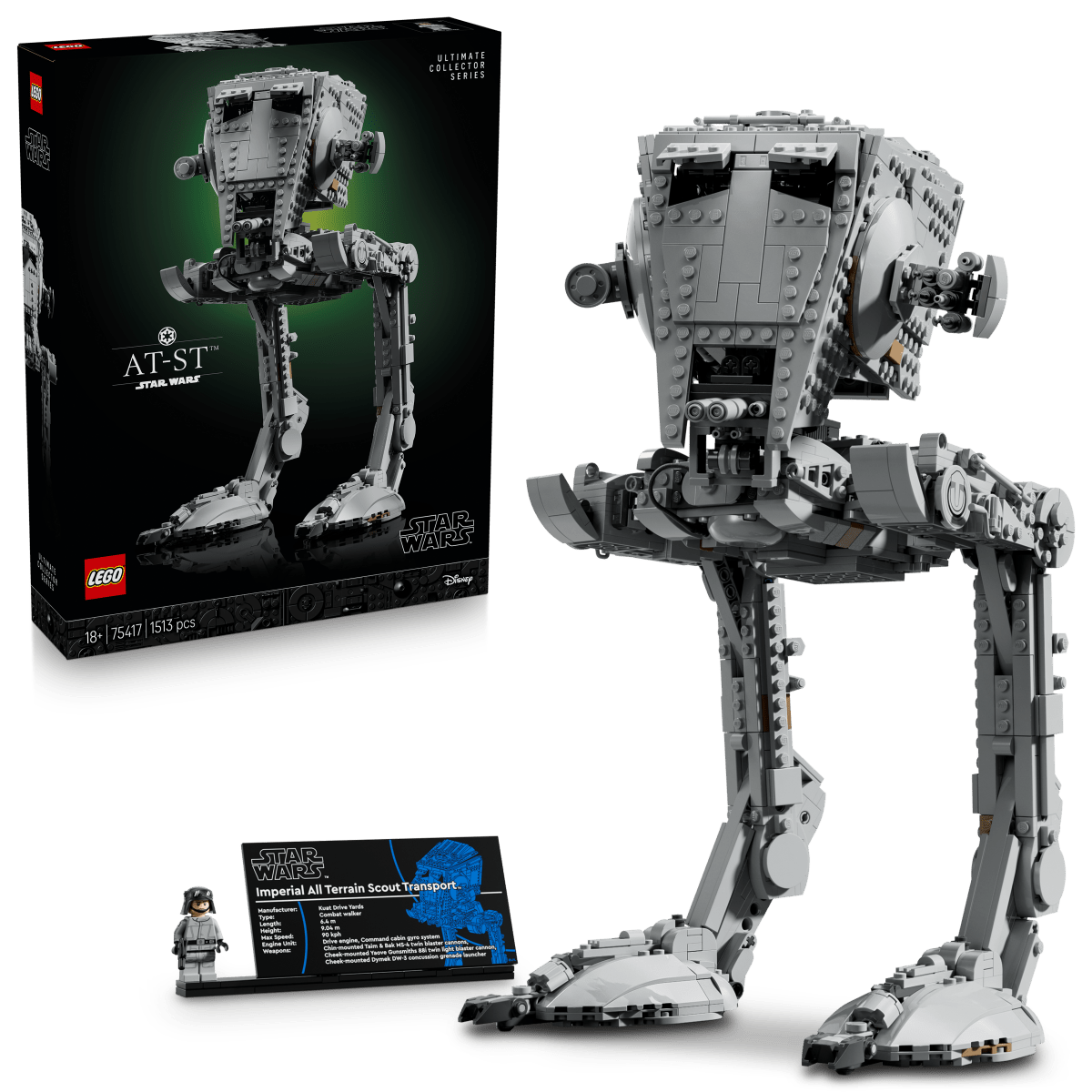 LEGO Star Wars AT - ST Walker Building Set for Adults 75417 - Phillips Hobbies