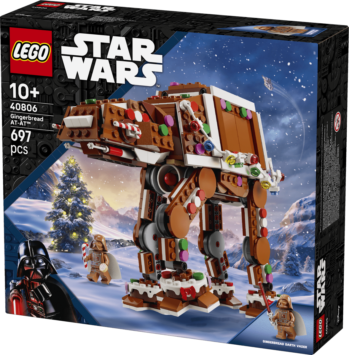 LEGO® Star Wars™ Gingerbread AT-AT™ Walker, Christmas Craft Building Set 40806 - Phillips Hobbies