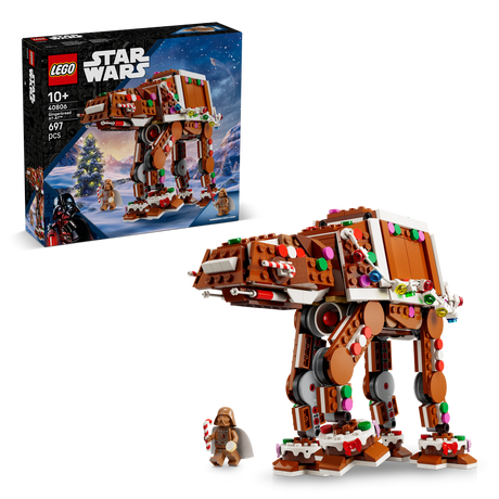 LEGO® Star Wars™ Gingerbread AT-AT™ Walker, Christmas Craft Building Set 40806 - Phillips Hobbies