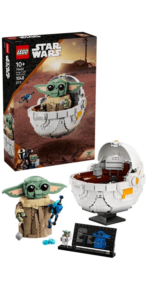 LEGO Star Wars Grogu with Hover Pram Building Toy 75403 - Phillips Hobbies