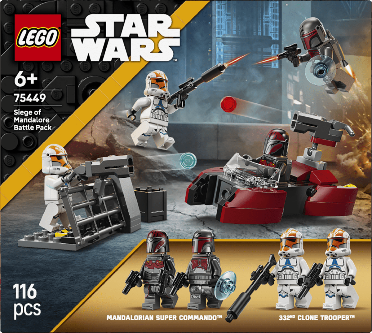 LEGO® Star Wars™ Siege of Mandalore Battle Pack Set 75449 - Phillips Hobbies