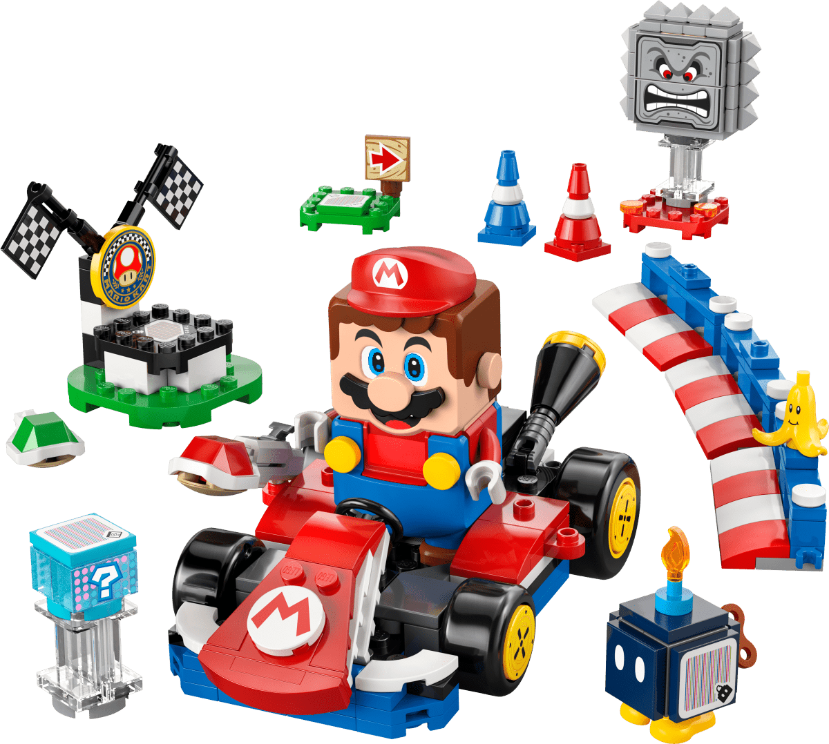 LEGO® Super Mario™: Mario Kart™ – Interactive LEGO® Mario™ & Standard Kart 72043 - Phillips Hobbies