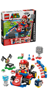 LEGO® Super Mario™: Mario Kart™ – Interactive LEGO® Mario™ & Standard Kart 72043 - Phillips Hobbies