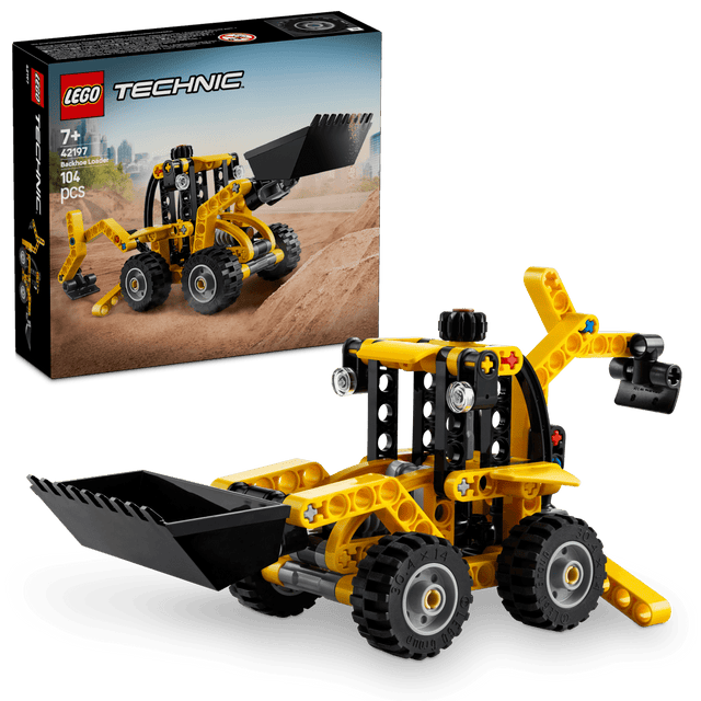 LEGO Technic Backhoe Loader Construction Vehicle Toy 42197 - Phillips Hobbies