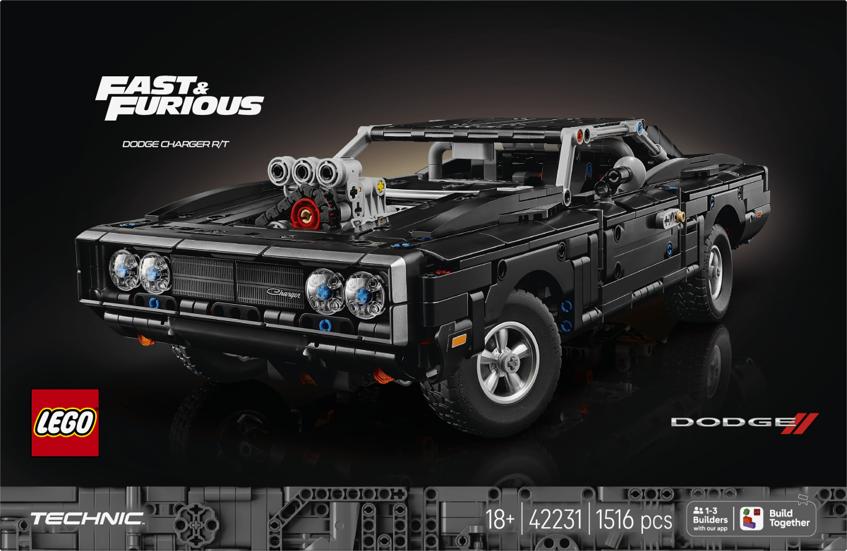 LEGO® Technic Fast and Furious Dodge Charger R/T Car 42231 - Phillips Hobbies