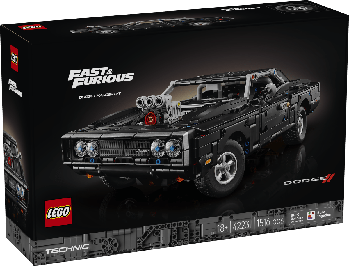 LEGO® Technic Fast and Furious Dodge Charger R/T Car 42231 - Phillips Hobbies