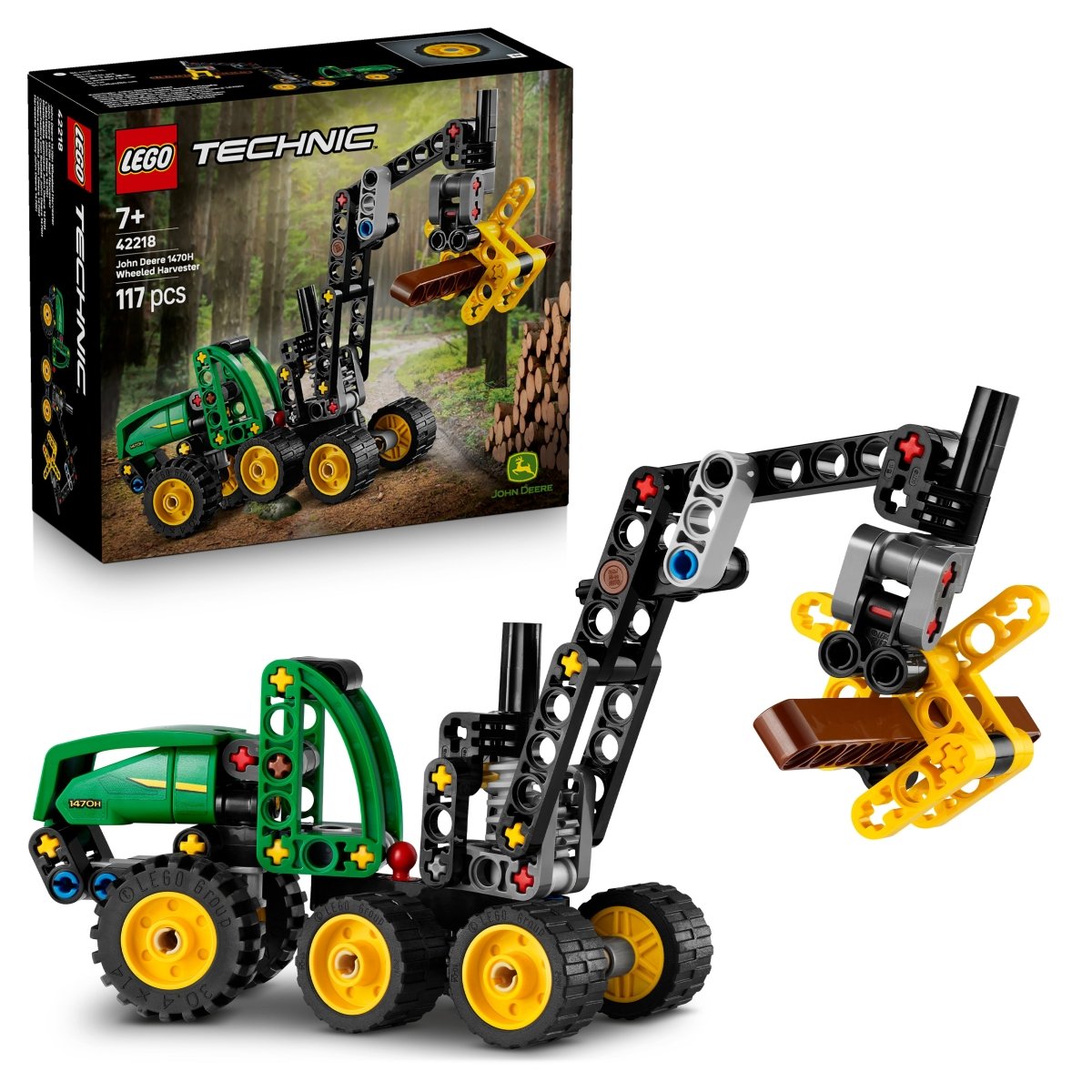 LEGO® Technic John Deere 1470H Wheeled Harvester 42218 - Phillips Hobbies