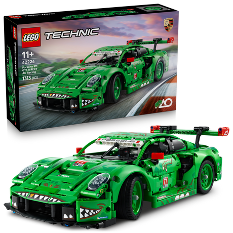 LEGO® Technic Porsche 911 GT3 R REXY AO Racing Car 42224 - Phillips Hobbies