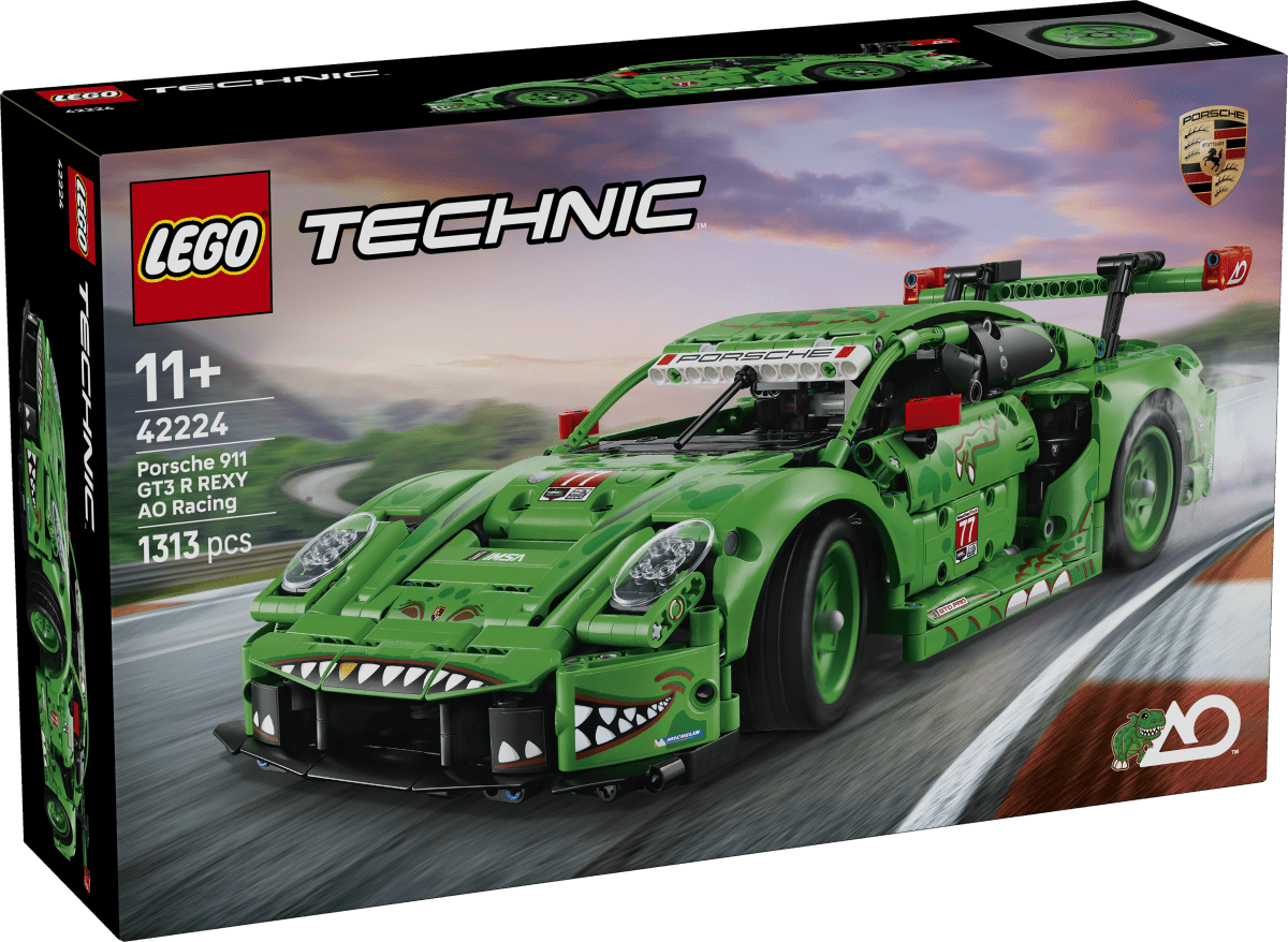 LEGO® Technic Porsche 911 GT3 R REXY AO Racing Car 42224 - Phillips Hobbies