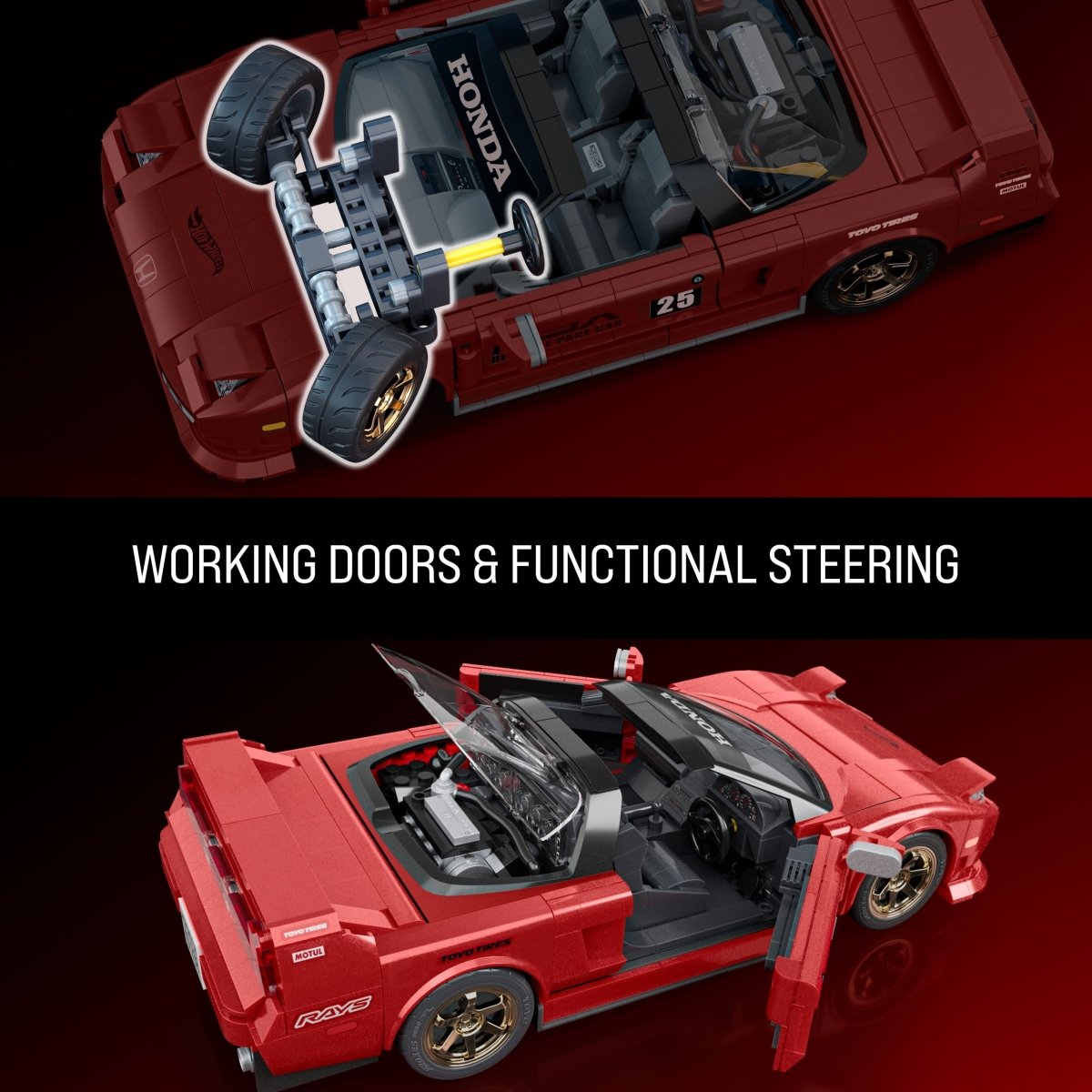 Mattel Brick Shop Hot Wheels '90 Acura NSX - Phillips Hobbies