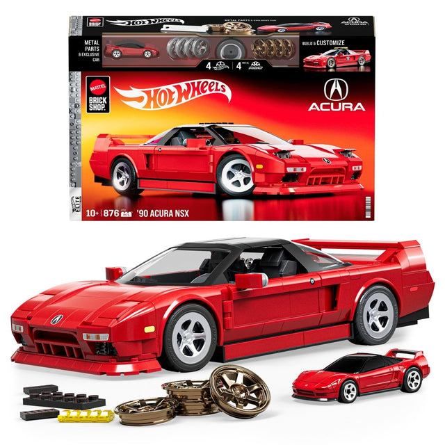 Mattel Brick Shop Hot Wheels '90 Acura NSX - Phillips Hobbies