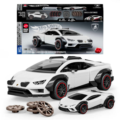 Mattel Brick Shop Hot Wheels Lamborghini Huracán Sterrato Building Toy Kit - Phillips Hobbies