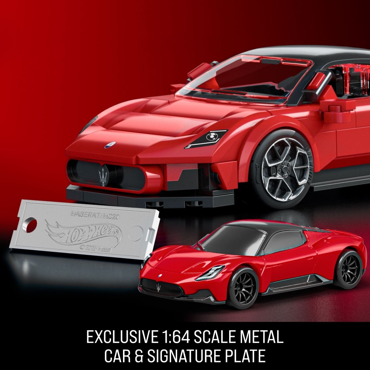 Mattel Brick Shop Hot Wheels Maserati MC20 - Phillips Hobbies