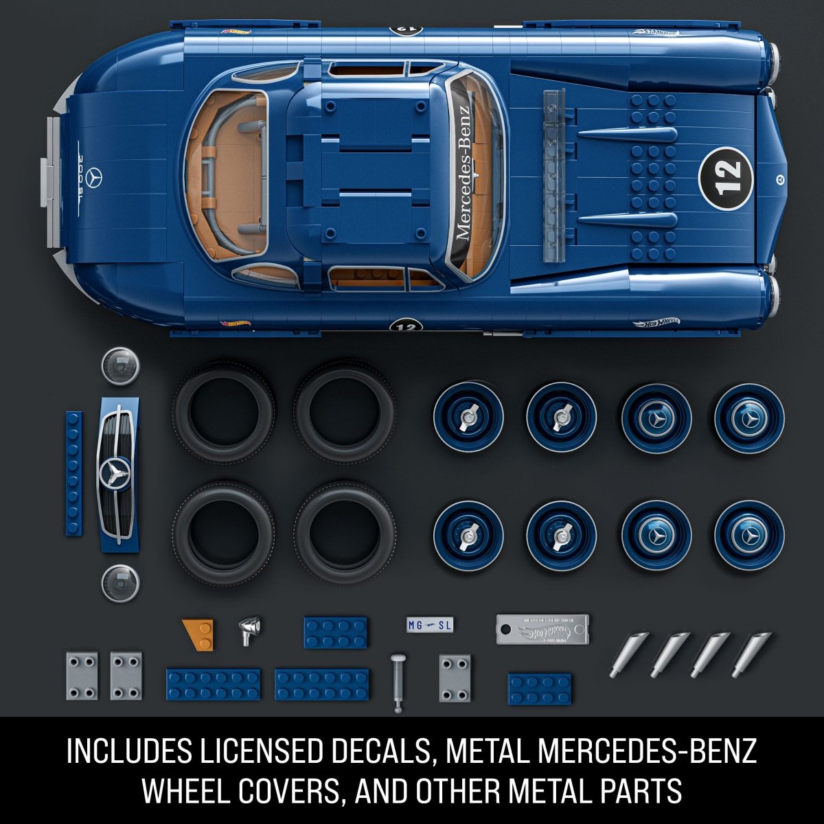 Mattel Brick Shop Hot Wheels Mercedes - Benz 300 SL - Phillips Hobbies