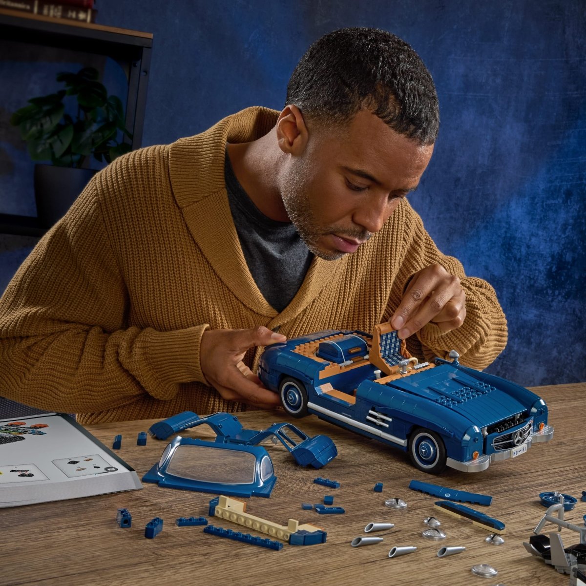 Mattel Brick Shop Hot Wheels Mercedes - Benz 300 SL - Phillips Hobbies