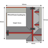 Metcalfe PN128 Coaching Inn Card Kit - N Gauge - Phillips Hobbies