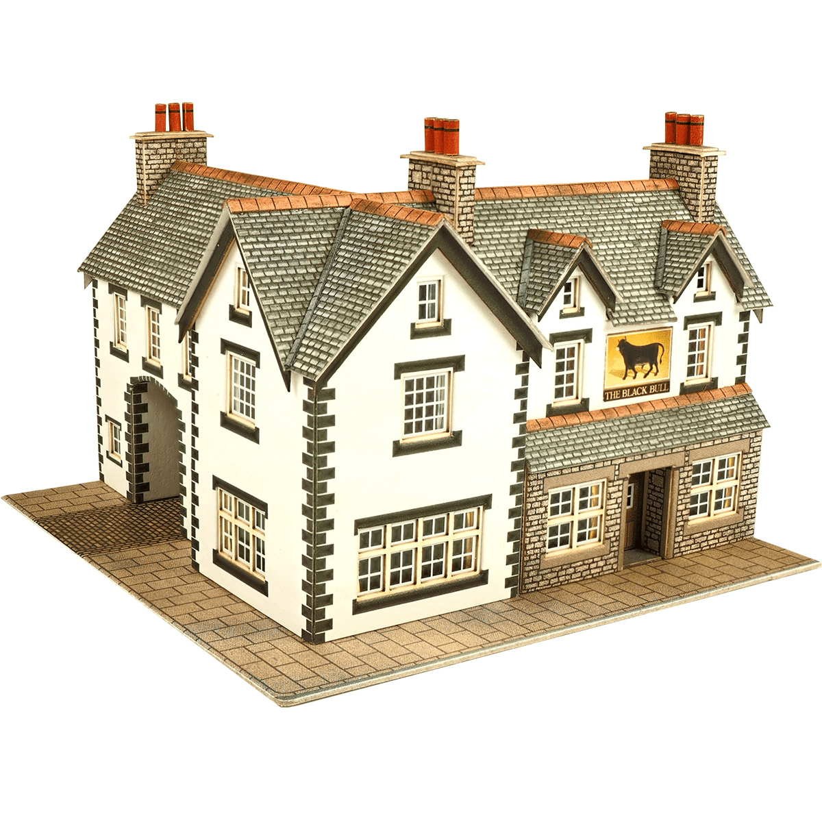 Kit Inn Express Metcalfe PN128 Coaching Inn Card Kit - N Gauge - Phillips Hobbies