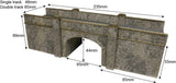 Metcalfe PN147 Railway Bridge in Stone Card Kit - N Gauge - Phillips Hobbies