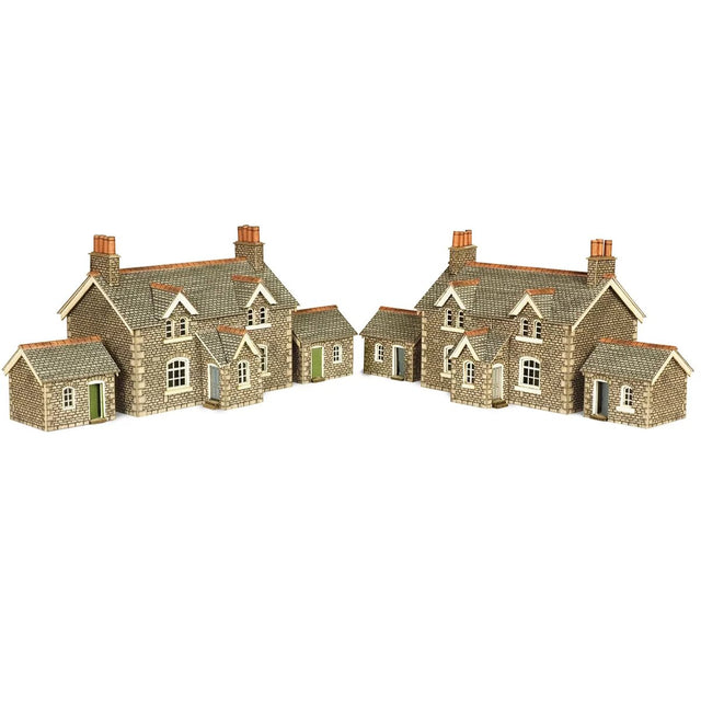 Metcalfe PN155 Workers Cottages Card Kit - N Gauge - Phillips Hobbies