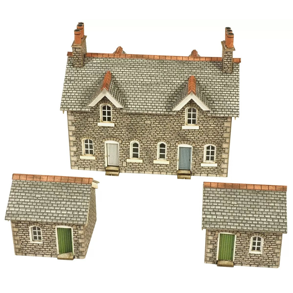 Metcalfe PN155 Workers Cottages Card Kit - N Gauge - Phillips Hobbies