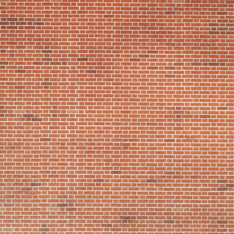 Metcalfe PN900 Red Brick Sheets - N Scale - Phillips Hobbies
