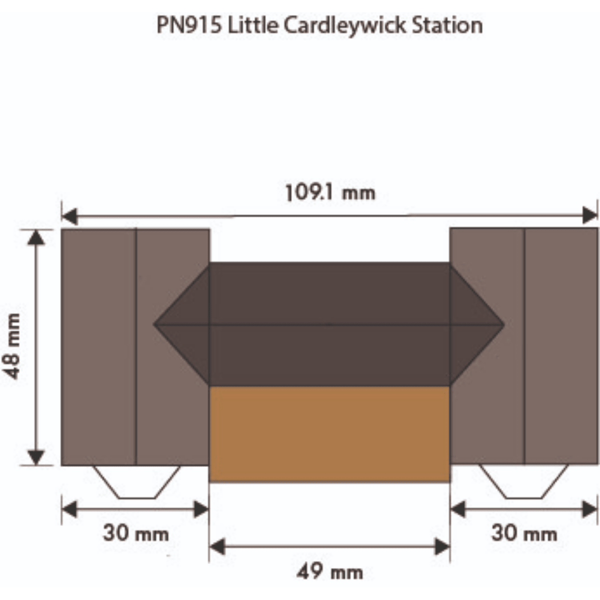 Metcalfe PN915 Little Cardleywick Station Card Kit - N Gauge - Phillips Hobbies